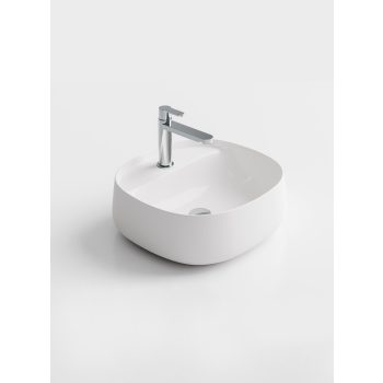  Arbi Whisky 45 mosdótál R01B, 45 cm, szögletes, fényes fehér