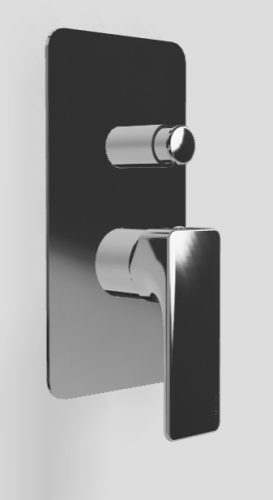 3MM Hask zuhany-kád csaptelep, 2 fogyasztóhoz, króm