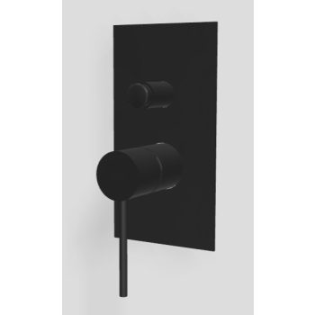   3MM Up+ zuhany-kád csaptelep, 2 fogyasztóhoz, matt fehér, fekete vagy nikkel színben