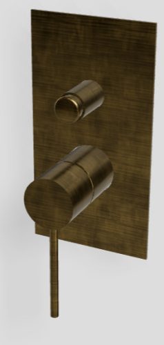 3MM Up+ zuhany-kád csaptelep, 2 fogyasztóhoz, különleges színekben