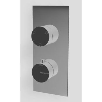   3MM Up+ termosztátos zuhany-kád csaptelep, 3 fogyasztóhoz, króm színben