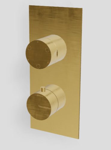 3MM Up+ termosztátos zuhany-kád csaptelep, 3 fogyasztóhoz, különleges színekben