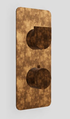 3MM Hask termosztátos zuhany-kád csaptelep, 3 fogyasztóhoz, különleges színekben