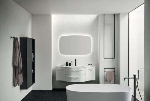 Arbi Shape tükör világítással, 120 cm