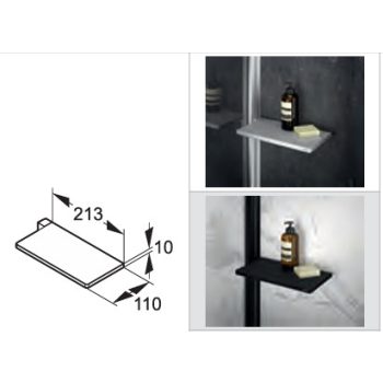 HÜPPE SELECT+ SL2101 polc a profilsínhez
