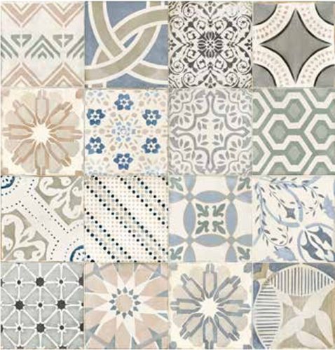 STUDIO ONE TERRE PATCHWORK 20 x 20 cm matt, mintás, fali és padlócsempe
