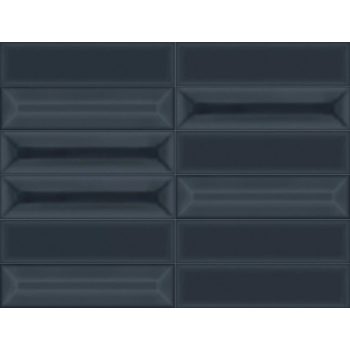   CERAMICA VOGUE FLAUTI Fekete 5 x 20 cm falicsempe keverék, fényes FLLN20