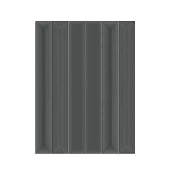   CERAMICA VOGUE FLAUTI Grafitszürke 5 x 40 cm falicsempe keverék, fényes FLLR40