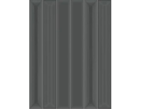CERAMICA VOGUE FLAUTI Grafitszürke 5 x 40 cm falicsempe keverék, fényes FLLR40