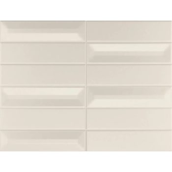   CERAMICA VOGUE FLAUTI Tejfehér 5 x 20 cm falicsempe keverék, matt FSSG20