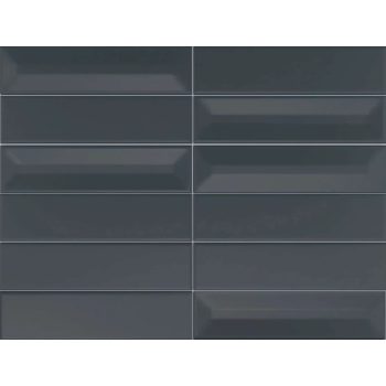   CERAMICA VOGUE FLAUTI Fekete 5 x 20 cm falicsempe keverék, matt FSSN20