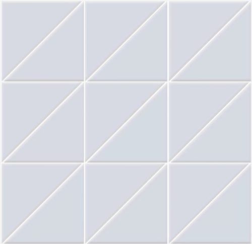 CERAMICA VOGUE INTERNI LILLA TRIANGOLI MATT MOZAIK, FALI ÉS PADLÓCSEMPE