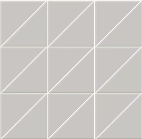 CERAMICA VOGUE INTERNI ARGENTO TRIANGOLI MATT MOZAIK, FALI ÉS PADLÓCSEMPE