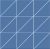 CERAMICA VOGUE INTERNI BLU AVIO TRIANGOLI MATT MOZAIK, FALI ÉS PADLÓCSEMPE