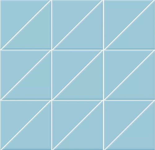 CERAMICA VOGUE INTERNI CIELO TRIANGOLI MATT MOZAIK, FALI ÉS PADLÓCSEMPE