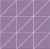 CERAMICA VOGUE INTERNI LAVANDA TRIANGOLI MATT MOZAIK, FALI ÉS PADLÓCSEMPE