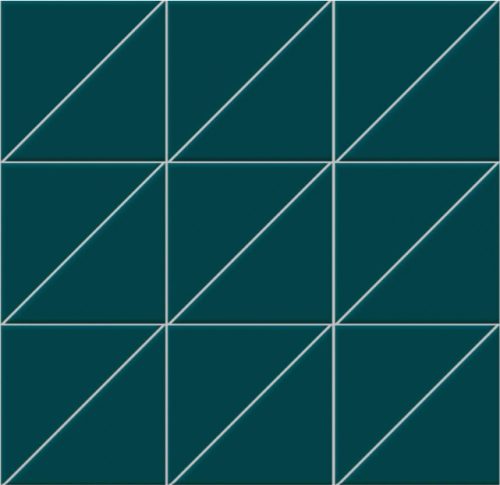 CERAMICA VOGUE INTERNI MALACHITE TRIANGOLI MATT MOZAIK, FALI ÉS PADLÓCSEMPE