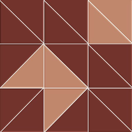 CERAMICA VOGUE INTERNI MTD2002 TRIANGOLI MATT MOZAIK KEVERÉK, FALI ÉS PADLÓCSEMPE