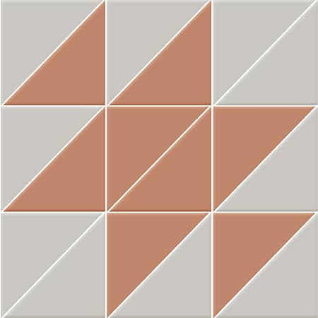 CERAMICA VOGUE INTERNI MTD3001 TRIANGOLI MATT MOZAIK KEVERÉK, FALI ÉS PADLÓCSEMPE