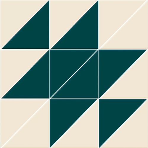CERAMICA VOGUE INTERNI MTD3002 TRIANGOLI MATT MOZAIK KEVERÉK, FALI ÉS PADLÓCSEMPE