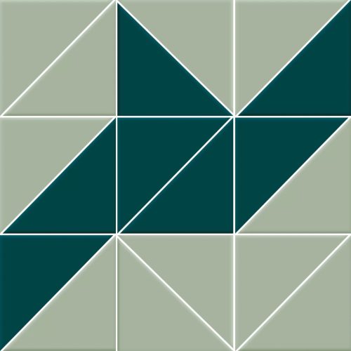 CERAMICA VOGUE INTERNI MTD4002 TRIANGOLI MATT MOZAIK KEVERÉK, FALI ÉS PADLÓCSEMPE