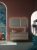 Arbi Tao tükör világítással és üvegpolccal, 120 cm